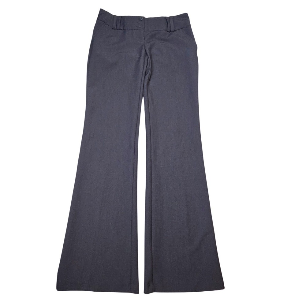 Joe Benbasset Womens Wide Leg Flare Dress Pants Charcoal Grey Size 1 9555159R